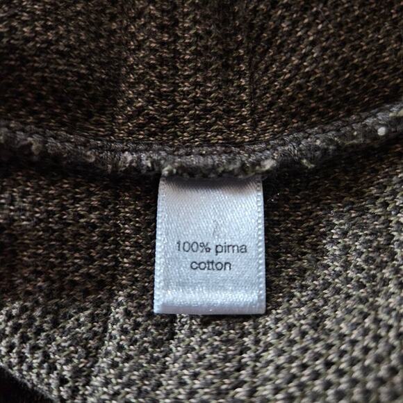 Peruvian Connection Womens Sheath Dress Small Olive Green Knit Short Sleeve Mini - Picture 12 of 12